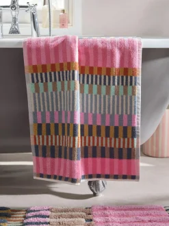 Next Stripe Towels Multi Discount