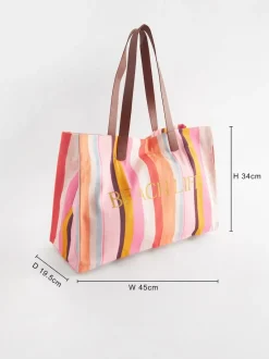 Next Multi Striped Beach Bag Clearance