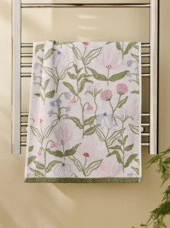 Next Multi Water Colour Floral 100% Cotton Towel Online