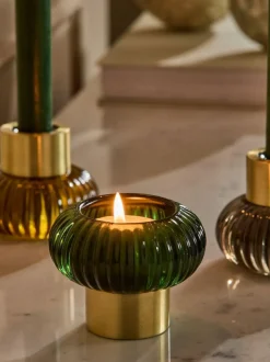 Next Multicolour Cooper Glass Candle Holder Tealight Online