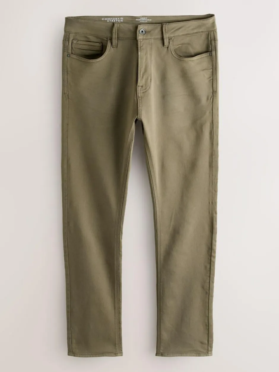 Next Mushroom Brown Skinny Fit Comfort Stretch Jeans Sale