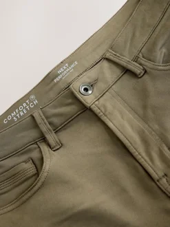 Next Mushroom Brown Skinny Fit Comfort Stretch Jeans Sale