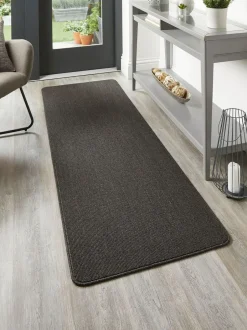 My Mat Plain Runner Charcoal Hot