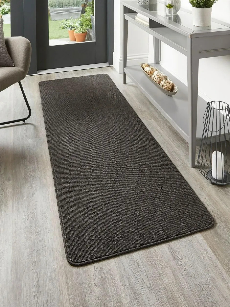 My Mat Plain Runner Charcoal Hot