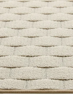 My Mat Sculptured Basketweave Runner Ivory Online