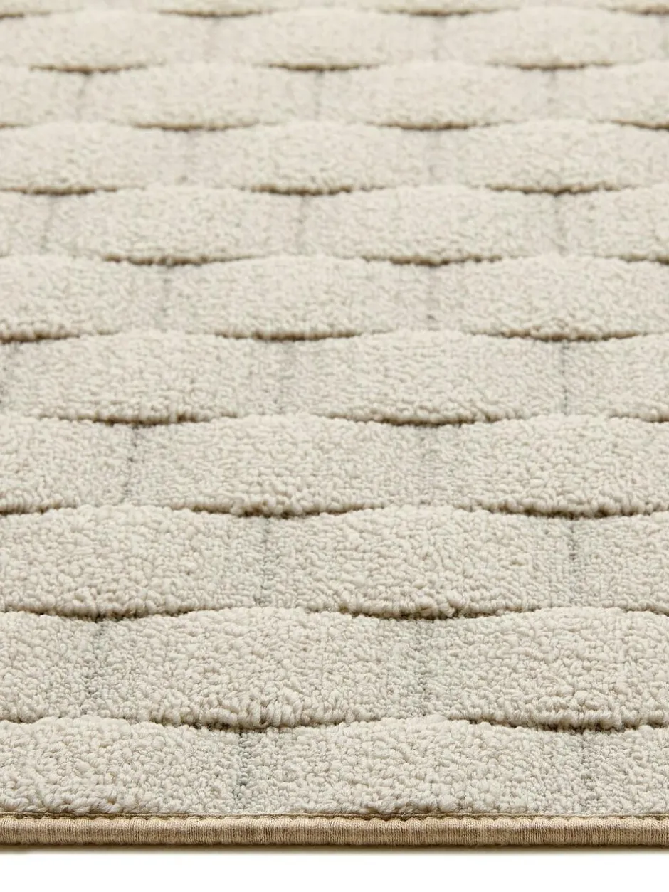 My Mat Sculptured Basketweave Runner Ivory Online