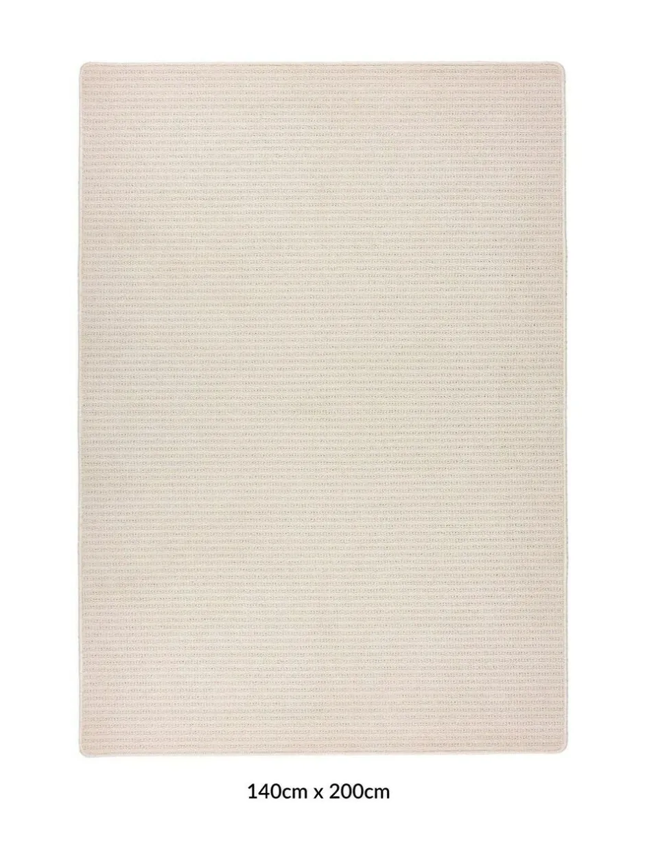 My Mat Sculptured Waffle Rug Ivory Sale