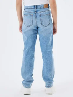 Name It Blue High Waist Straight Leg Jeans Best