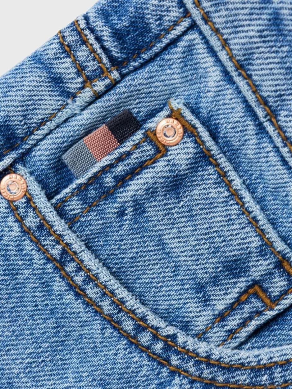 Name It Blue High Waist Straight Leg Jeans Best