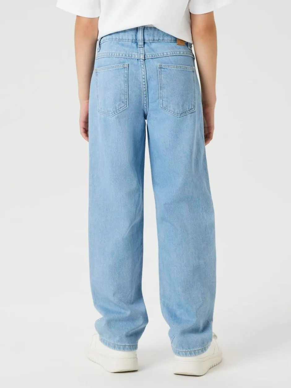 Name It Blue Rhinestone Straight Leg Jeans New