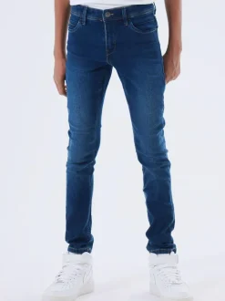 Name It Boys Slim Fit Jeans Dark Blue Sale