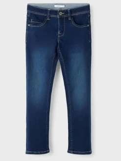 Name It Boys Slim Fit Jeans Dark Blue Sale