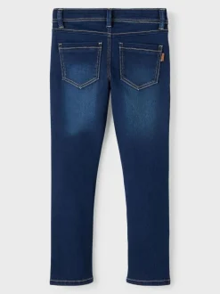 Name It Boys Slim Fit Jeans Dark Blue Sale