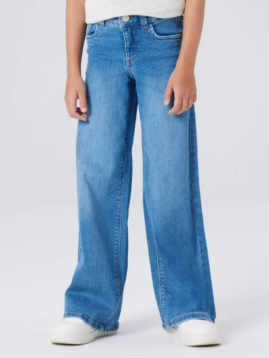 Name It Wide Leg Jeans Dark Blue Hot