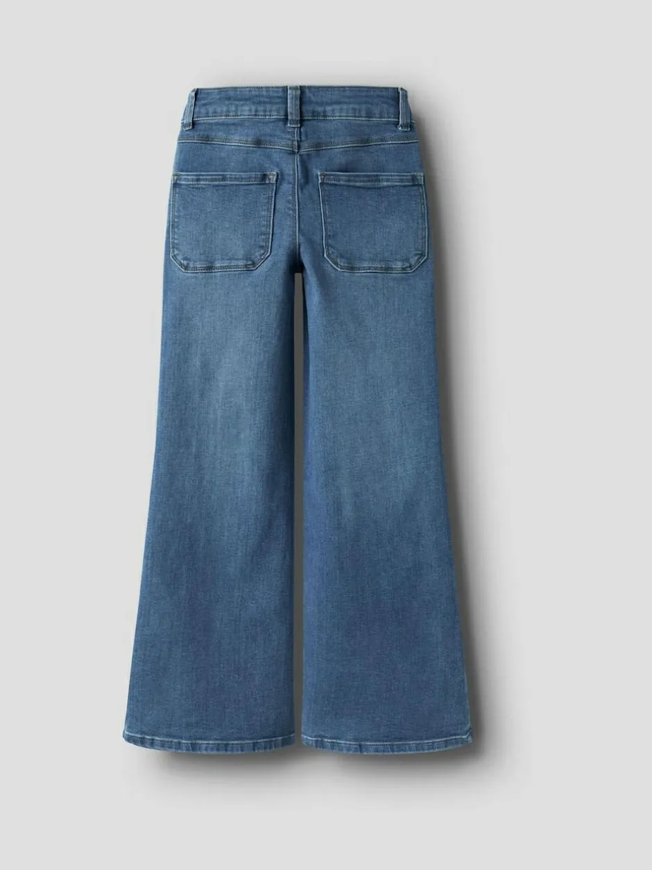 Name It Wide Leg Jeans Dark Blue Hot