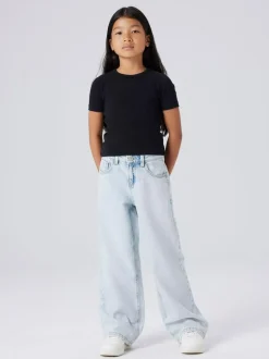 Name It Dark Blue Wide Leg Jeans Outlet