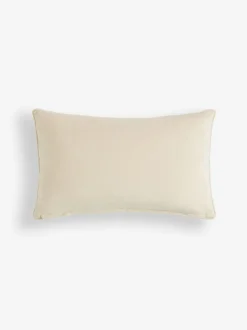Next 30 x 40cm Matte Velvet Cushion Natural Best