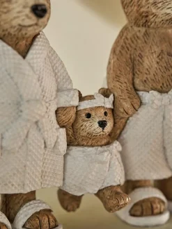 Next Natural Bertie Bear Family Bathroom Ornament Best