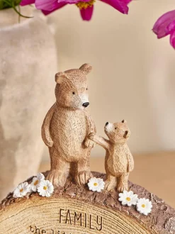 Next Natural Bertie Bear Family Sentiment Ornament Best