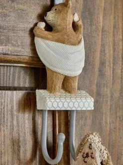 Next Natural Bertie Bear Over Door Hook Discount