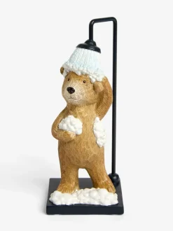 Next Natural Bertie Bear Shower Bathroom Ornament New