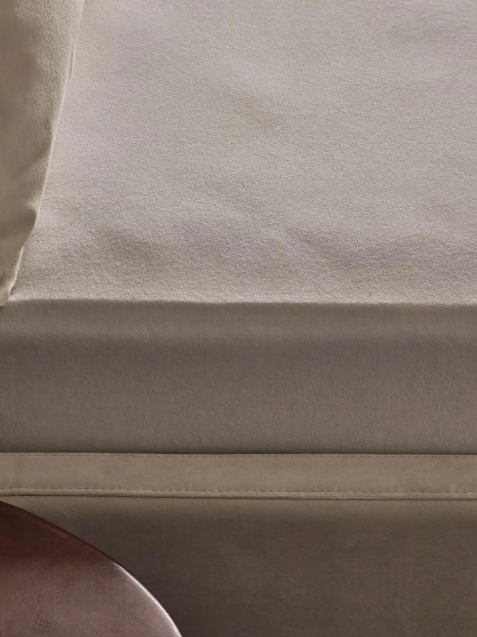 Next Natural Brushed Cotton Supersoft Deep Fitted Sheet Online