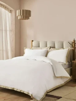Next Cotton Rich Oxford Duvet Cover and Pillowcase Set Natural Best