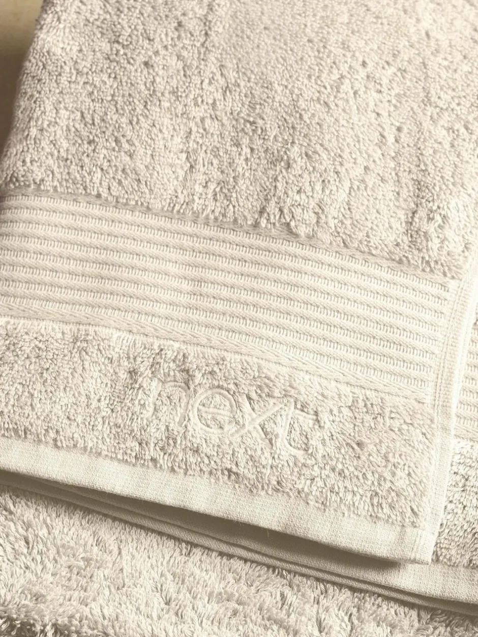Next Natural Ecru Egyptian Cotton Towel New