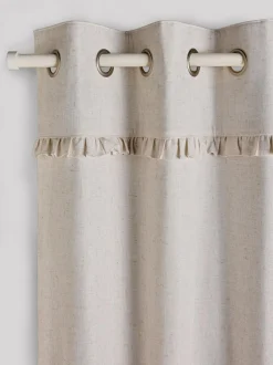 Next Natural Frill Eyelet Blackout Curtains Hot