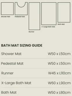 Next Natural Giant Bobble Bath Mat Best