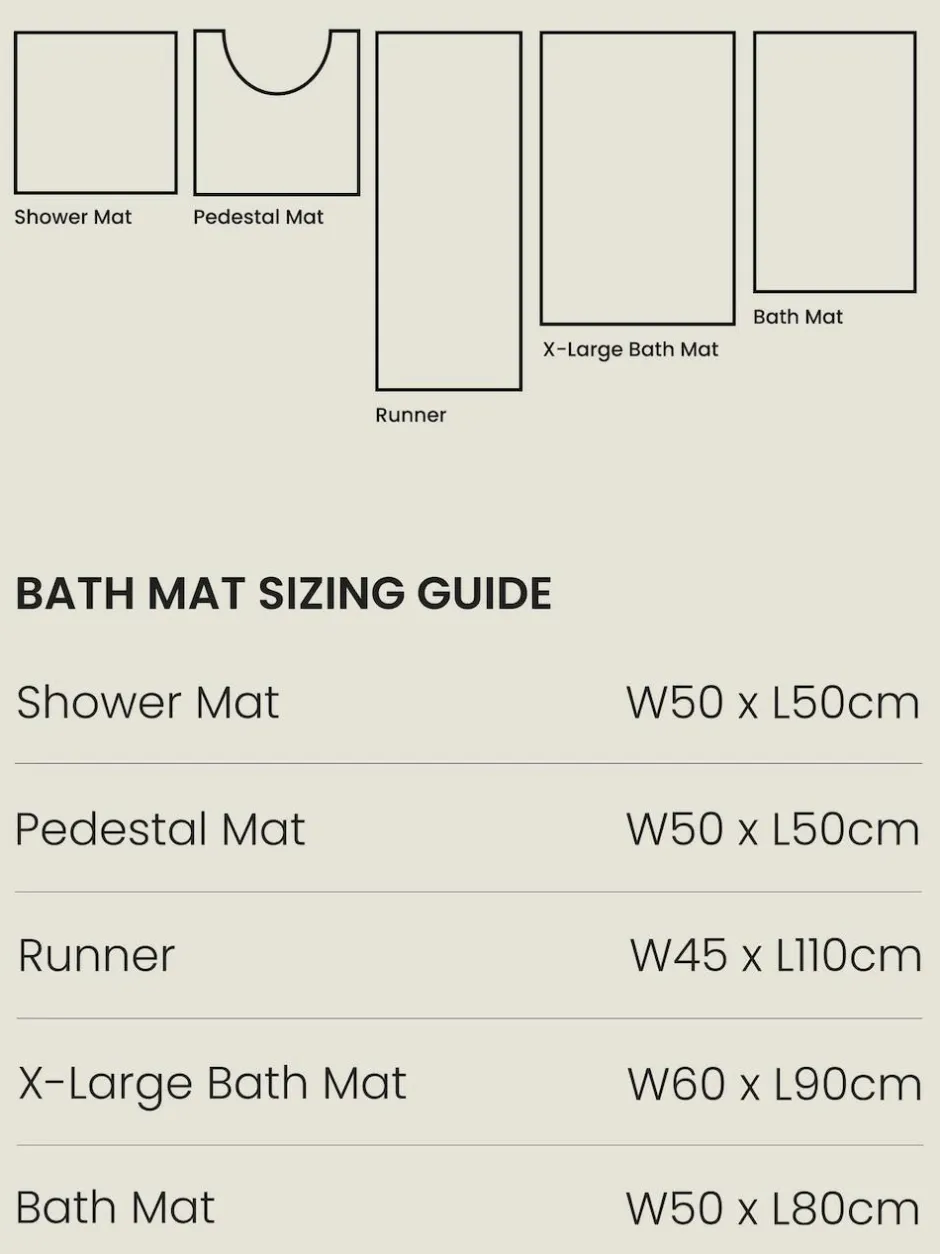 Next Natural Giant Bobble Bath Mat Best