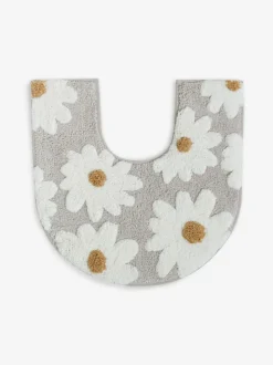 Next Daisy 100% Cotton Pedestal Mat Natural Grey
