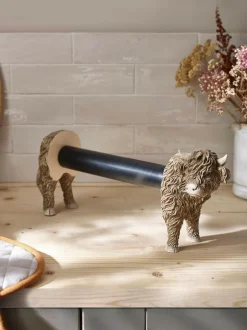 Next Hamish Kitchen Roll Holder Natural Clearance