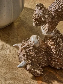 Next Natural Hamish The Highland Cow Parent and Child Ornament Sale