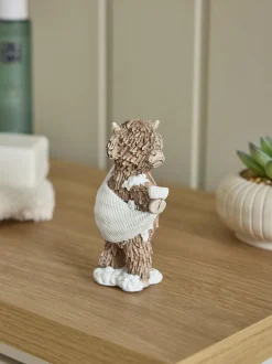 Next Natural Hamish the Highland Cow Bathroom Towel Ornament Clearance