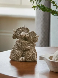 Next Natural Hamish The Highland Cow Hugging Ornament Online