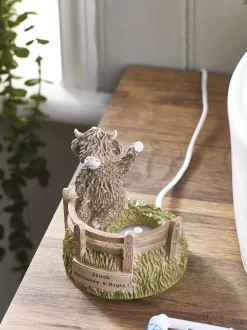 Next Natural Hamish The Highland Cow Electric Toothbrush Holder Hot