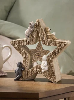 Next Natural Medium Bertie The Bear Shining Star Ornament Online