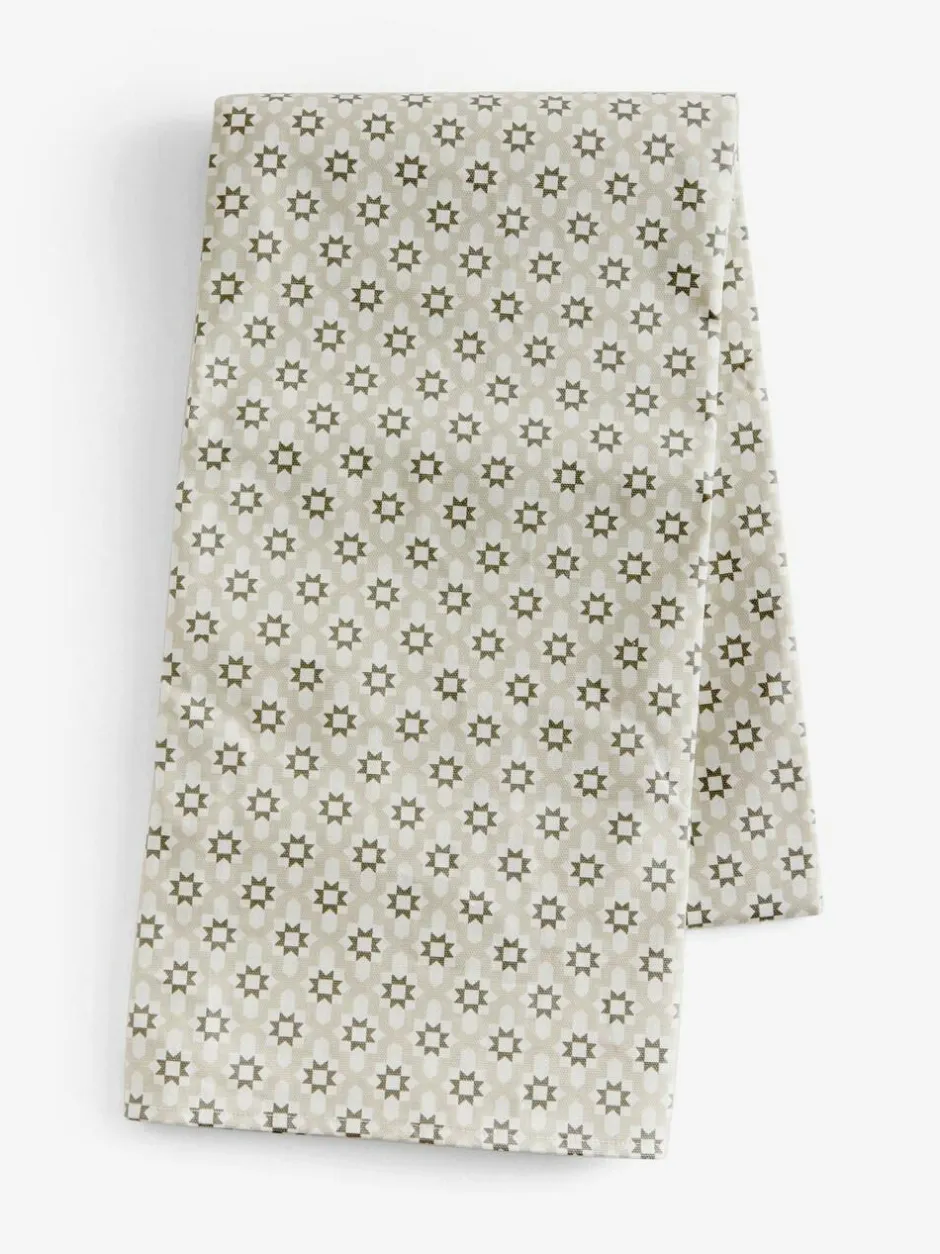Next Natural Micro Tile Wipe Clean Tablecloth Sale