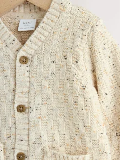 Next Natural Milk Club Embroidered Baby Cardigan Sale