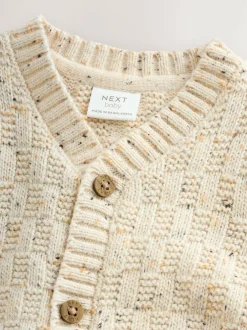 Next Natural Milk Club Embroidered Baby Cardigan Sale
