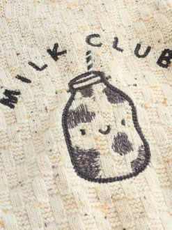 Next Natural Milk Club Embroidered Baby Cardigan Sale