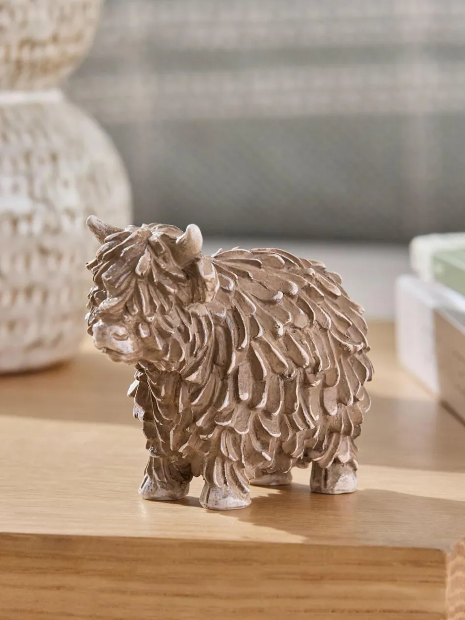 Next Natural Mini Hamish The Highland Cow Ornament Hot