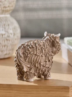 Next Natural Mini Hamish The Highland Cow Ornament Hot