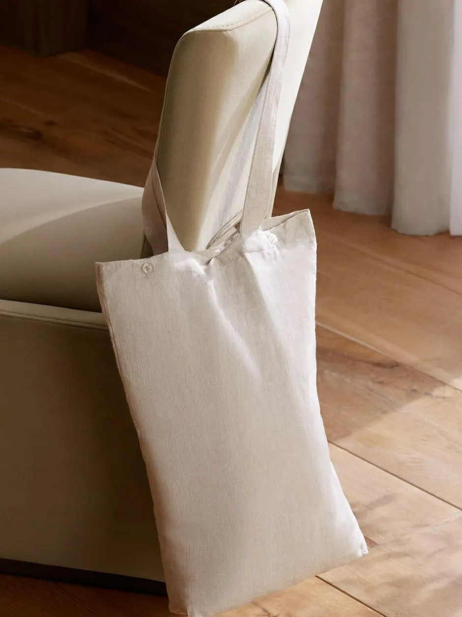 Next Natural N. Premium Collection 100% Linen Pencil Pleat Lined Curtains Outlet