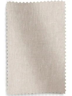 Next Natural N. Premium Collection 100% Linen Pencil Pleat Lined Curtains Outlet