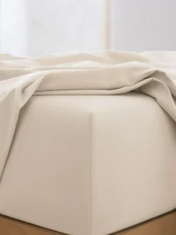 Next Pure 144 Thread Deep Fitted Sheet Natural