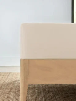Next Pure 144 Thread Deep Fitted Sheet Natural