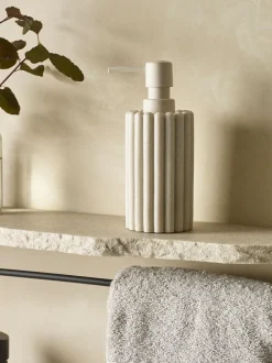 Next Rib Soap Dispenser Natural Discount
