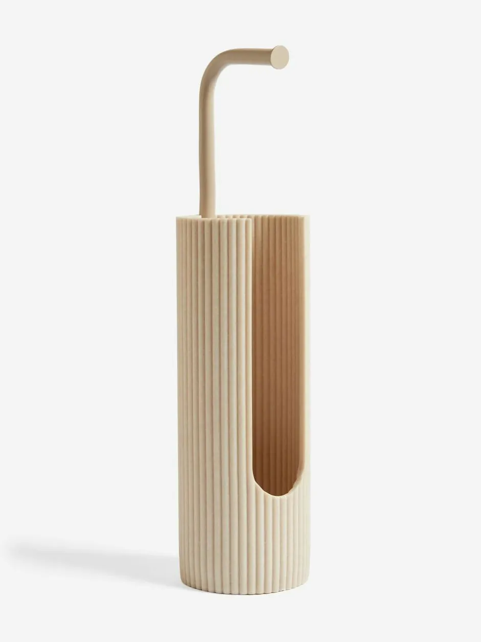 Next Rib Toilet Roll Holder Natural Outlet